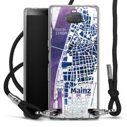 Carry Case Transparent Fabric black/silver