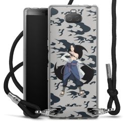 Carry Case Transparent Fabric black/silver