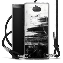 Carry Case Transparent Fabric black/silver