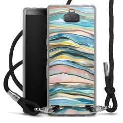 Carry Case Transparent Fabric black/silver