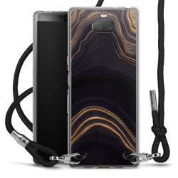 Carry Case Transparent Fabric black/silver