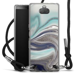 Carry Case Transparent Fabric black/silver