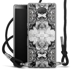 Carry Case Transparent Fabric black/silver