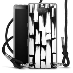 Carry Case Transparent Fabric black/silver