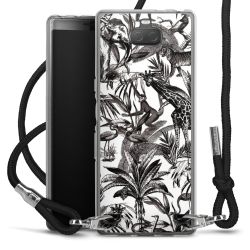 Carry Case Transparent Fabric black/silver