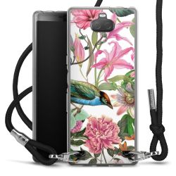 Carry Case Transparent Fabric black/silver