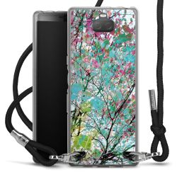 Carry Case Transparent Fabric black/silver