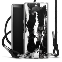 Carry Case Transparent Fabric black/silver