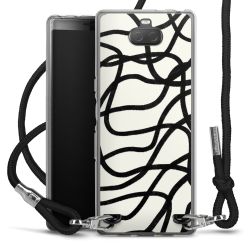 Carry Case Transparent Fabric black/silver