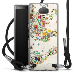 Carry Case Transparent Fabric black/silver