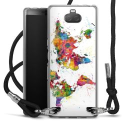 Carry Case Transparent Fabric black/silver