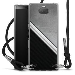 Carry Case Transparent Fabric black/silver