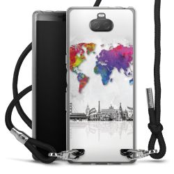 Carry Case Transparent Fabric black/silver