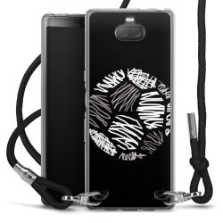 Carry Case Transparent Fabric black/silver