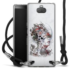 Carry Case Transparent Fabric black/silver