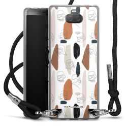 Carry Case Transparent Fabric black/silver