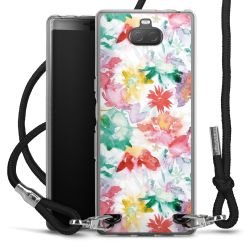 Carry Case Transparent Fabric black/silver