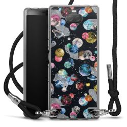 Carry Case Transparent Fabric black/silver