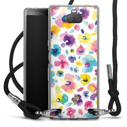 Carry Case Transparent Fabric black/silver