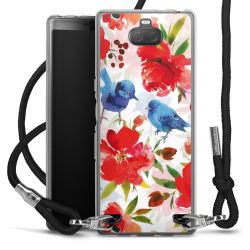 Carry Case Transparent Fabric black/silver