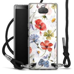 Carry Case Transparent Fabric black/silver