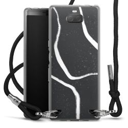 Carry Case Transparent Fabric black/silver