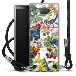 Carry Case Transparent Fabric black/silver