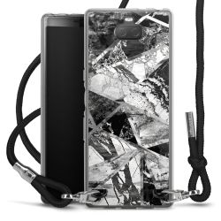 Carry Case Transparent Fabric black/silver