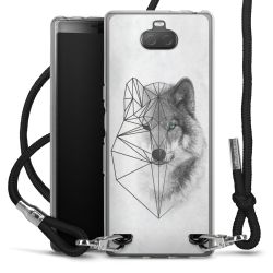 Carry Case Transparent Fabric black/silver