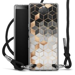 Carry Case Transparent Fabric black/silver