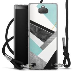 Carry Case Transparent Fabric black/silver