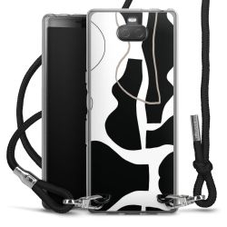 Carry Case Transparent Fabric black/silver