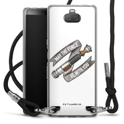 Carry Case Transparent Fabric black/silver