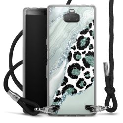 Carry Case Transparent Fabric black/silver