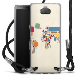 Carry Case Transparent Fabric black/silver