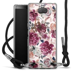 Carry Case Transparent Fabric black/silver