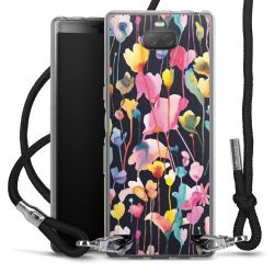 Carry Case Transparent Fabric black/silver