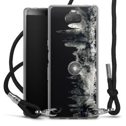 Carry Case Transparent Fabric black/silver