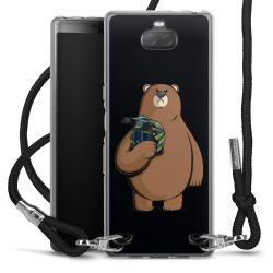 Carry Case Stoff schwarz/silber