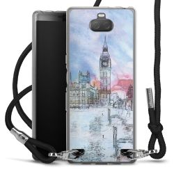 Carry Case Transparent Fabric black/silver