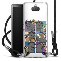 Carry Case Stoff schwarz/silber