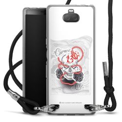 Carry Case Transparent Fabric black/silver