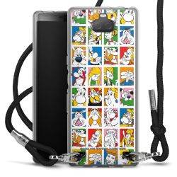 Carry Case Stoff schwarz/silber