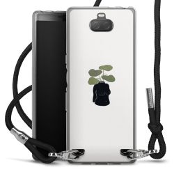 Carry Case Transparent Fabric black/silver