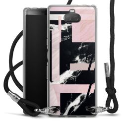 Carry Case Transparent Fabric black/silver