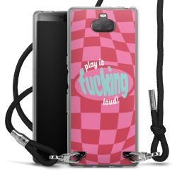 New Carry Case Transparent Stoff schwarz/silber