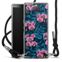 New Carry Case Transparent Stoff schwarz/silber