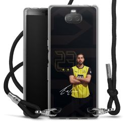 New Carry Case Transparent Stoff schwarz/silber