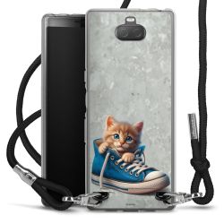 New Carry Case Transparent Stoff schwarz/silber