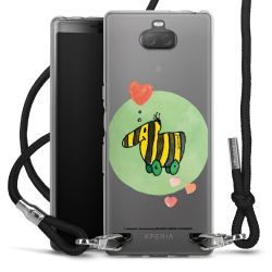 New Carry Case Transparent Stoff schwarz/silber